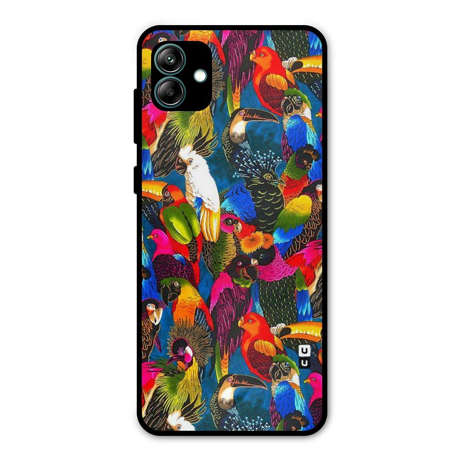 Parrot Art Metal Back Case for Galaxy A04
