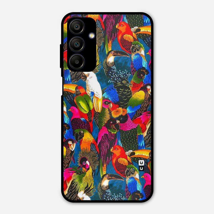 Parrot Art Metal Back Case for Galaxy A15 5G