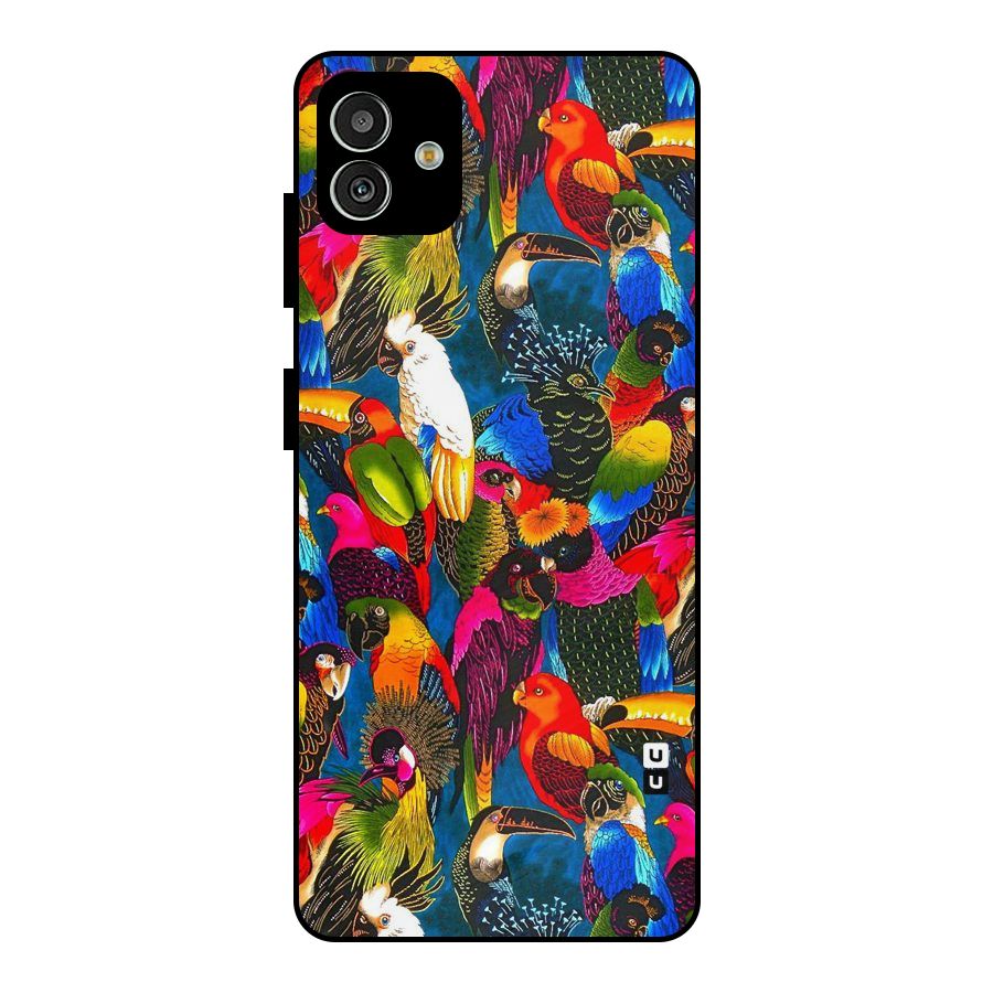 Parrot Art Metal Back Case for Galaxy M13 5G