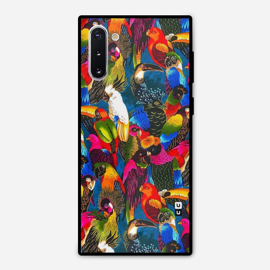 Parrot Art Metal Back Case for Galaxy Note 10