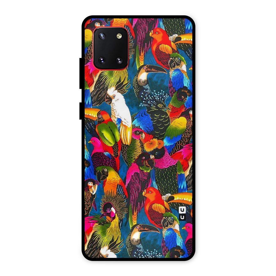 Parrot Art Metal Back Case for Galaxy Note 10 Lite
