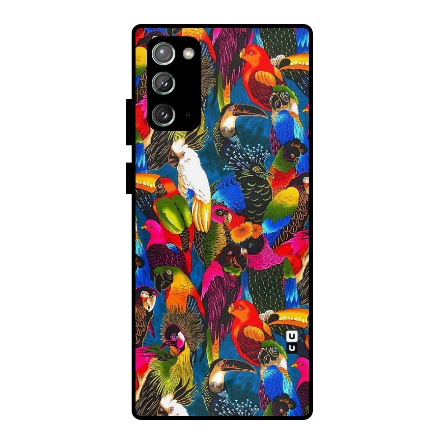 Parrot Art Metal Back Case for Galaxy Note 20