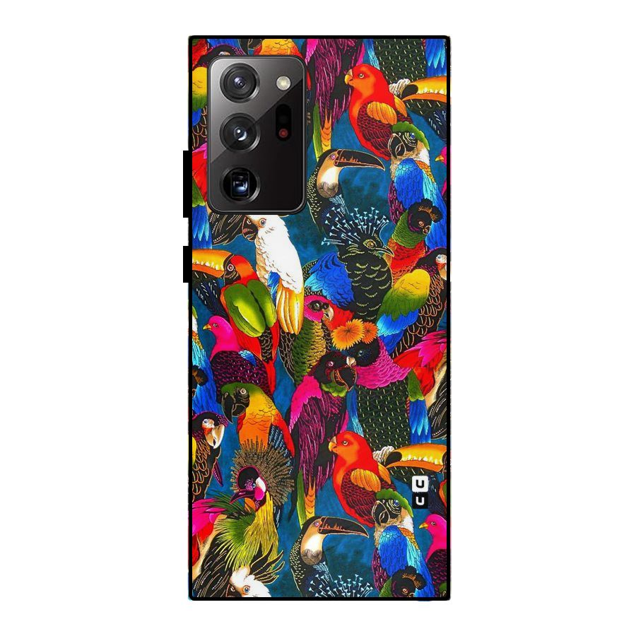 Parrot Art Metal Back Case for Galaxy Note 20 Ultra