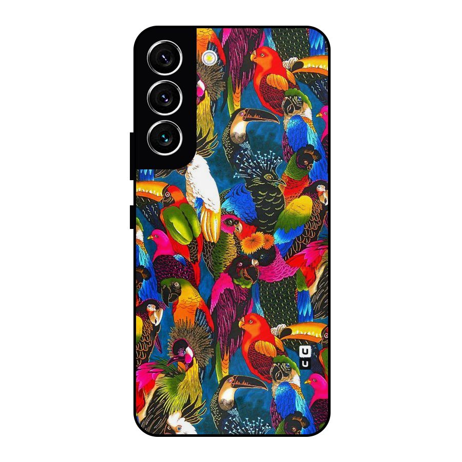 Parrot Art Metal Back Case for Galaxy S22 5G
