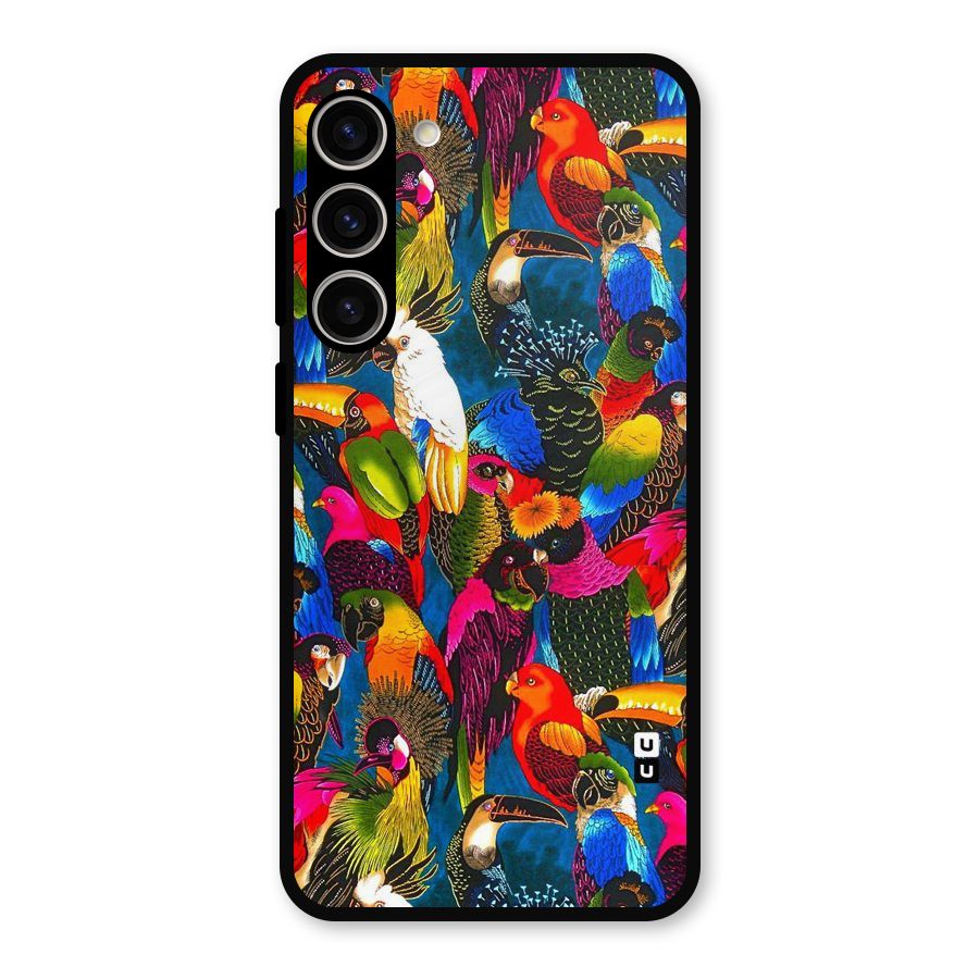 Parrot Art Metal Back Case for Galaxy S23 Plus