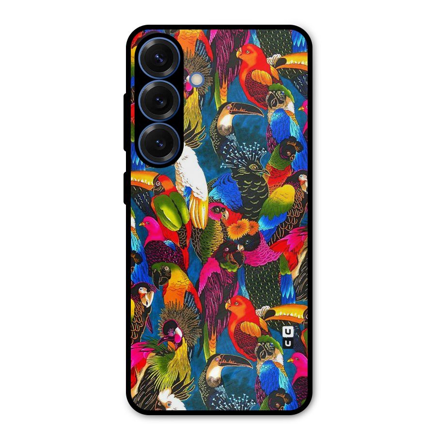 Parrot Art Metal Back Case for Galaxy S25