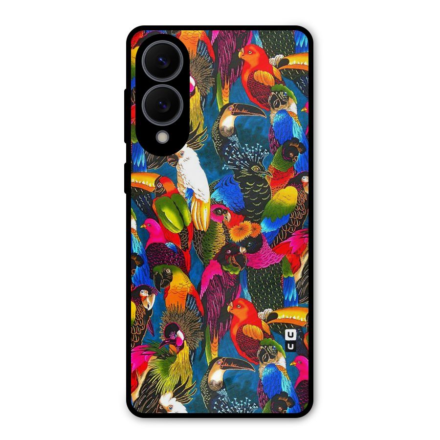 Parrot Art Metal Back Case for Galaxy S25 Edge