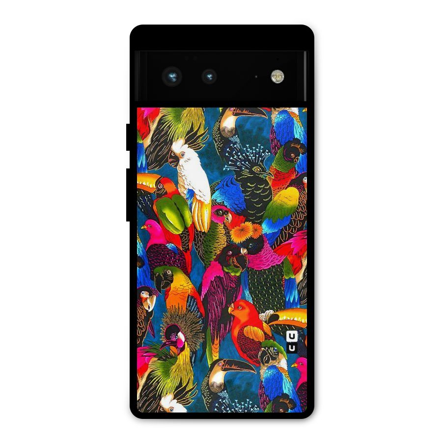 Parrot Art Metal Back Case for Google Pixel 6