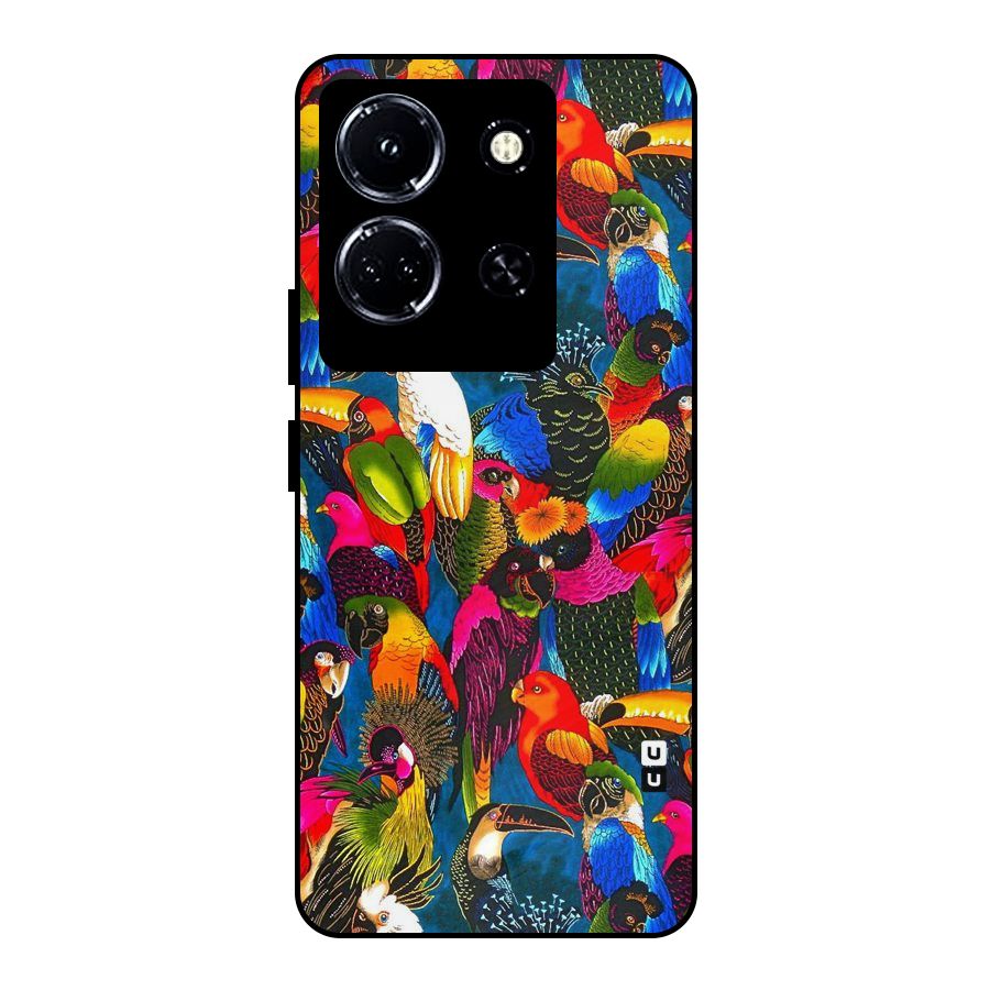 Parrot Art Metal Back Case for Infinix Note 30 5G