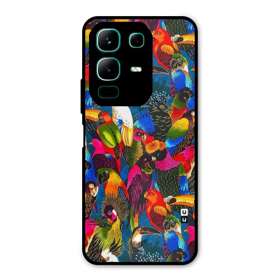 Parrot Art Metal Back Case for Infinix Note 50x