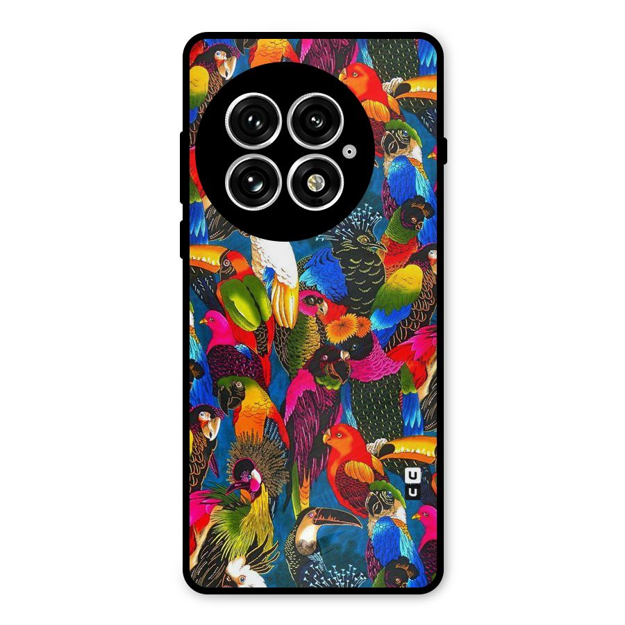 Parrot Art Metal Back Case for OnePlus 13