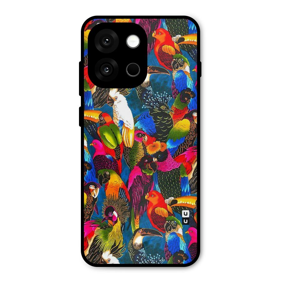 Parrot Art Metal Back Case for OnePlus 13s