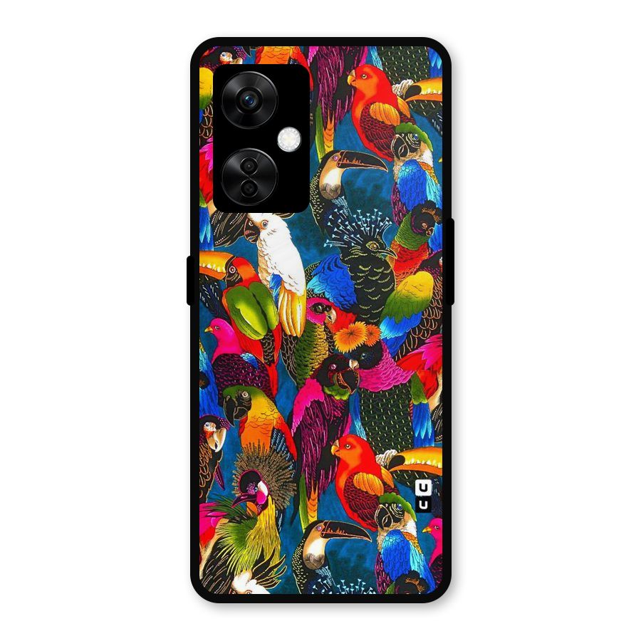 Parrot Art Metal Back Case for OnePlus Nord CE 3 Lite