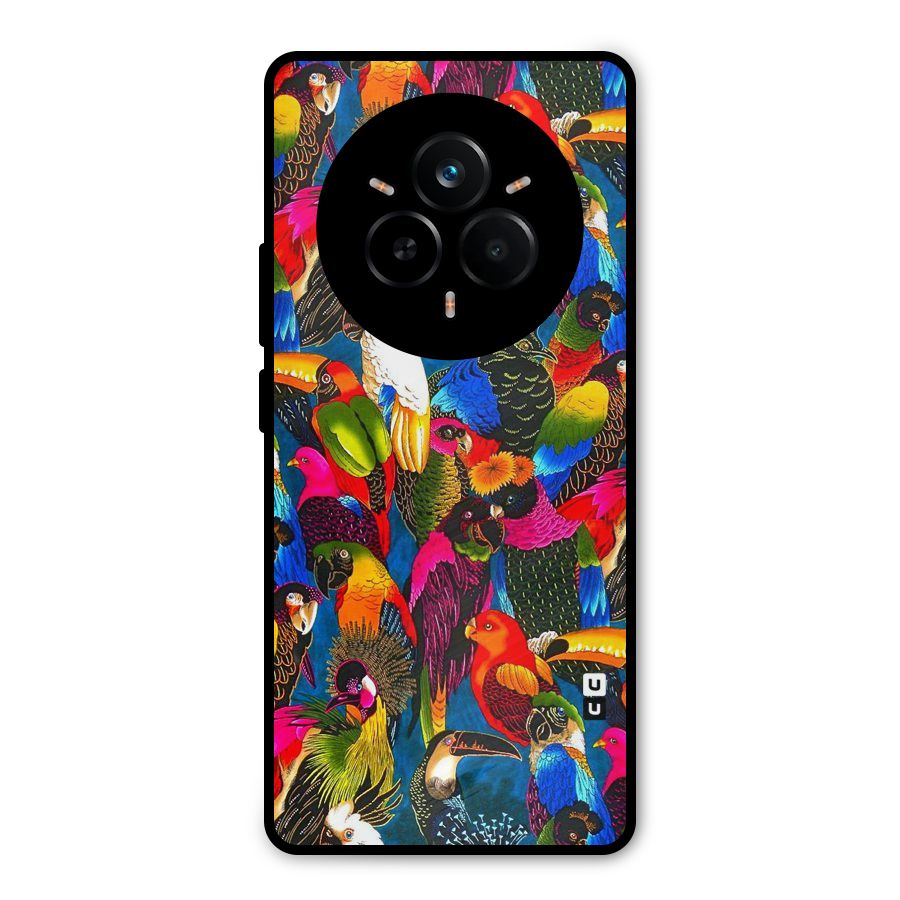 Parrot Art Metal Back Case for Realme 14 Pro Plus