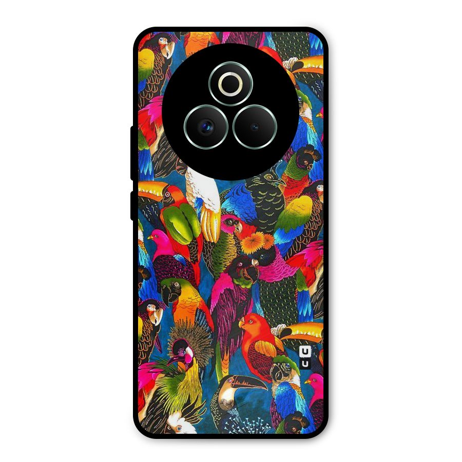 Parrot Art Metal Back Case for Realme P3 Pro