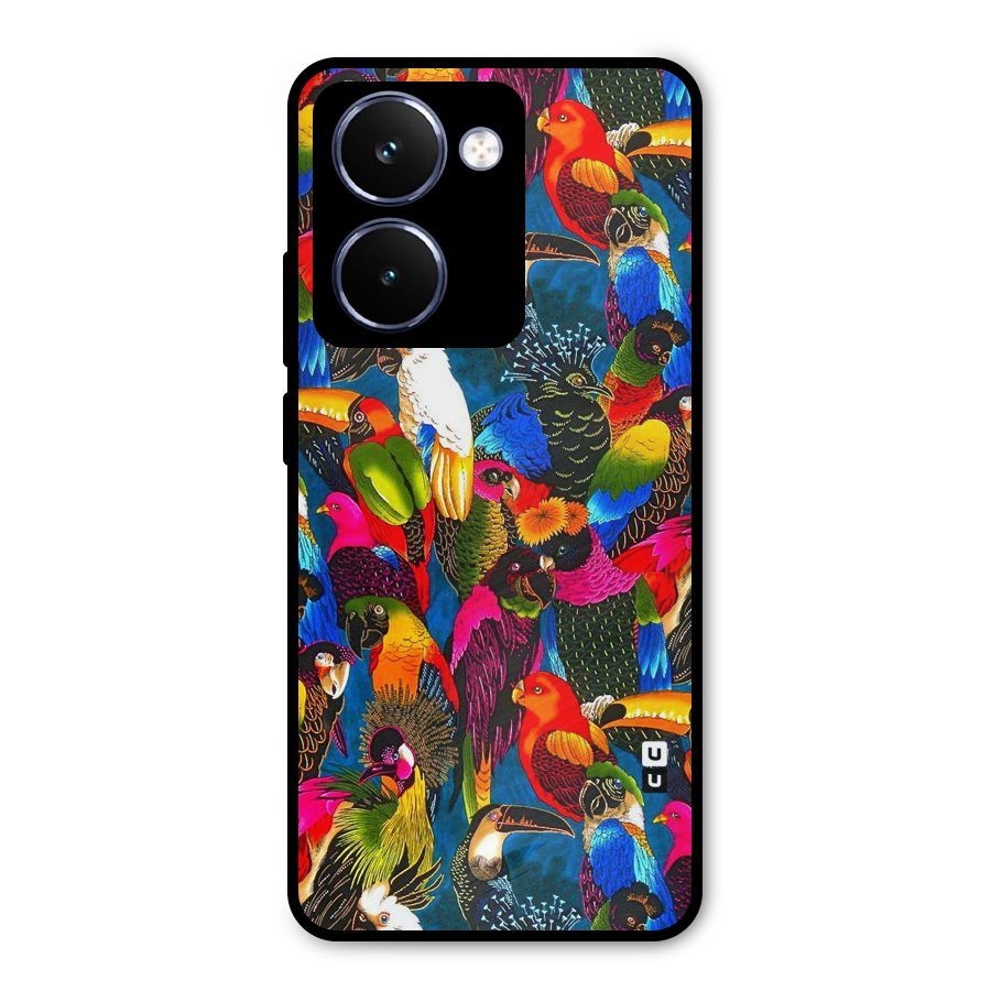 Parrot Art Metal Back Case for Realme P3 Ultra