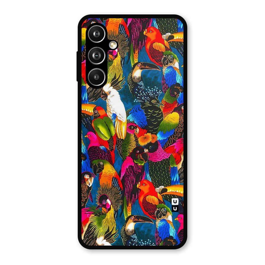 Parrot Art Metal Back Case for Samsung Galaxy M54