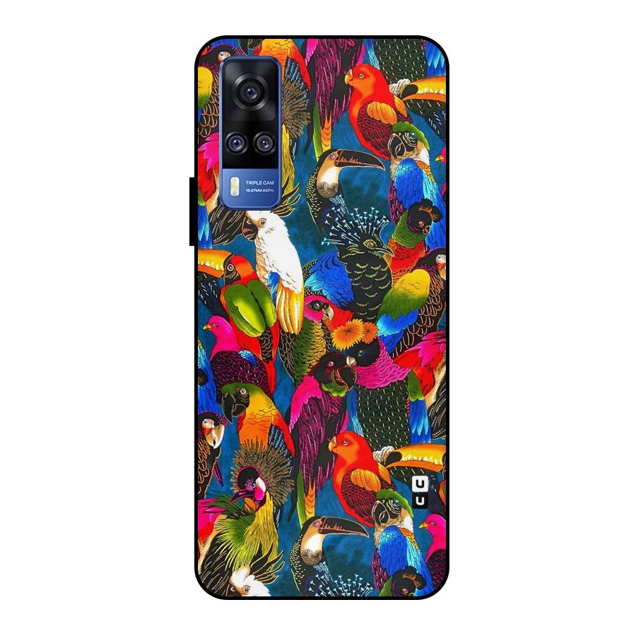 Parrot Art Metal Back Case for Vivo Y51