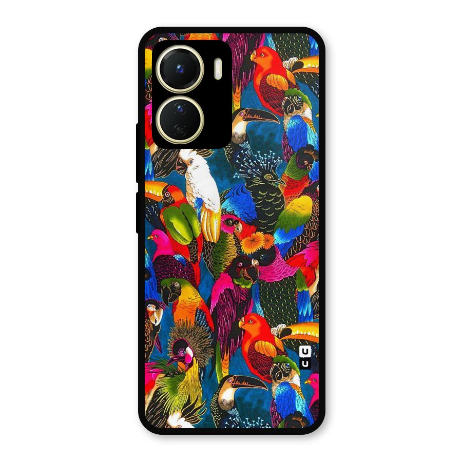 Parrot Art Metal Back Case for Vivo Y56