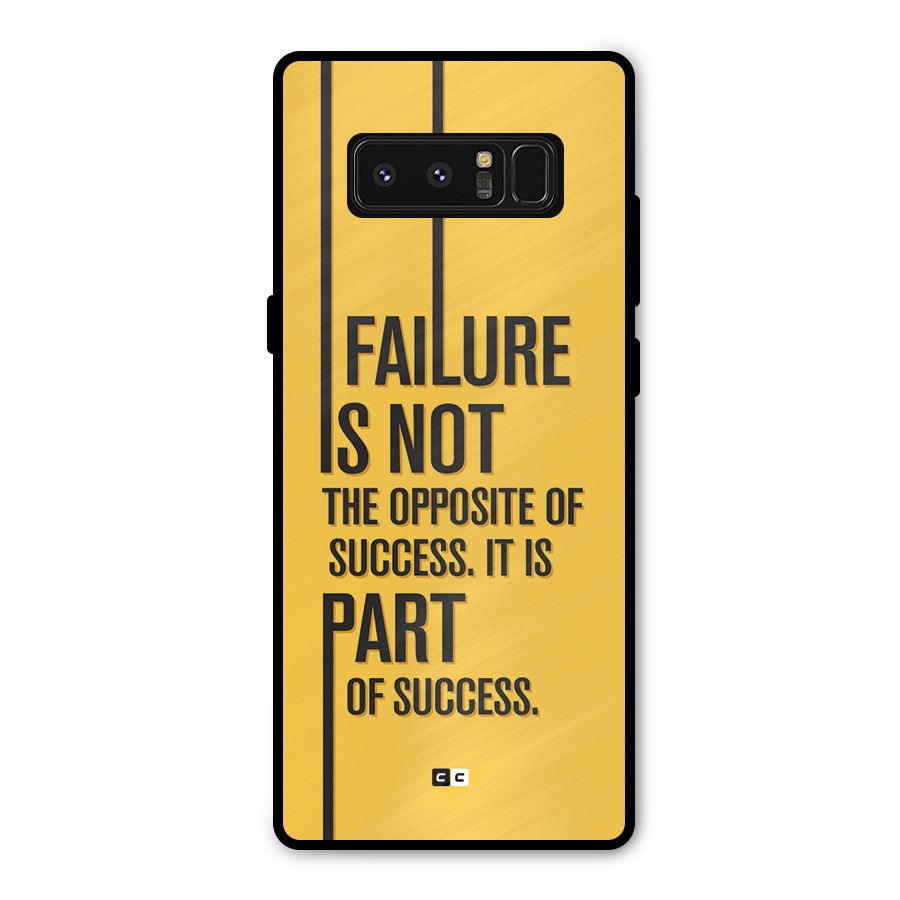 Part Of Success Metal Back Case for Galaxy Note 8