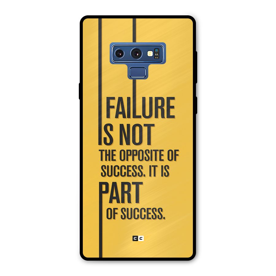 Part Of Success Metal Back Case for Galaxy Note 9