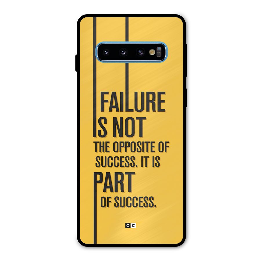 Part Of Success Metal Back Case for Galaxy S10