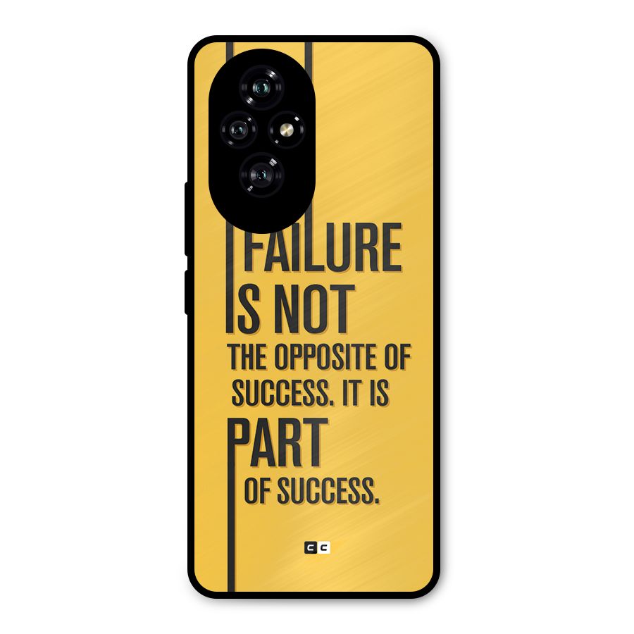 Part Of Success Metal Back Case for Honor 200