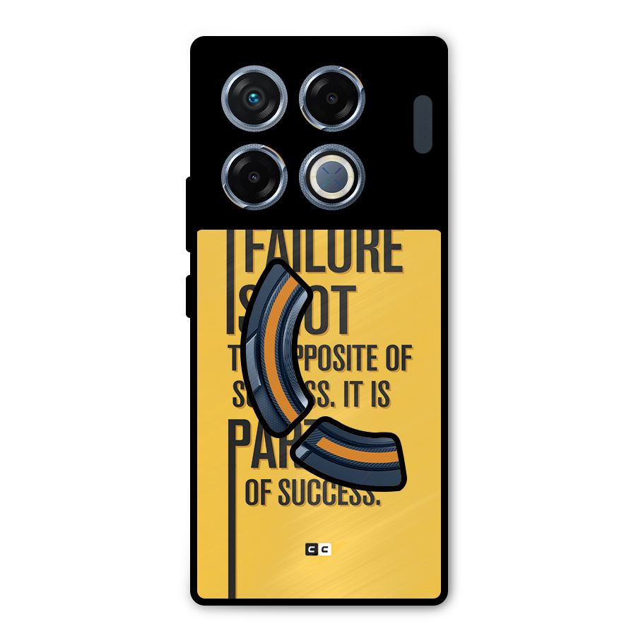 Part Of Success Metal Back Case for Infinix GT 20 Pro