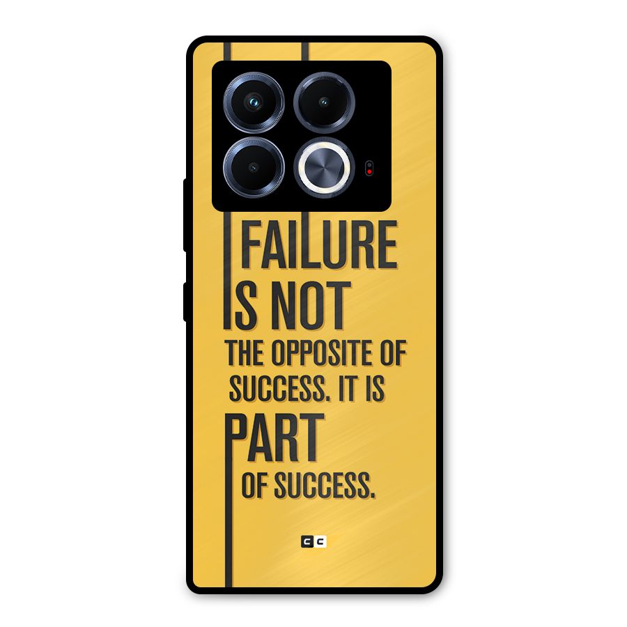 Part Of Success Metal Back Case for Infinix Note 40 5G