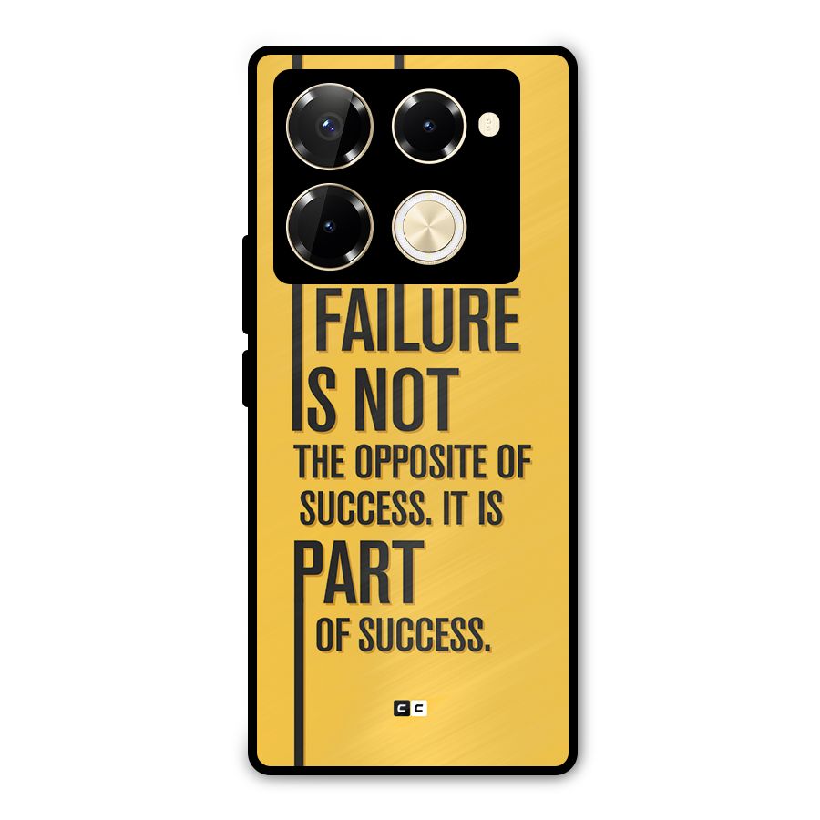 Part Of Success Metal Back Case for Infinix Note 40 Pro
