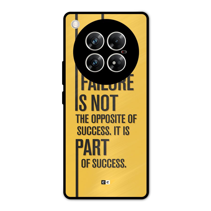Part Of Success Metal Back Case for Infinix Zero 40 5G