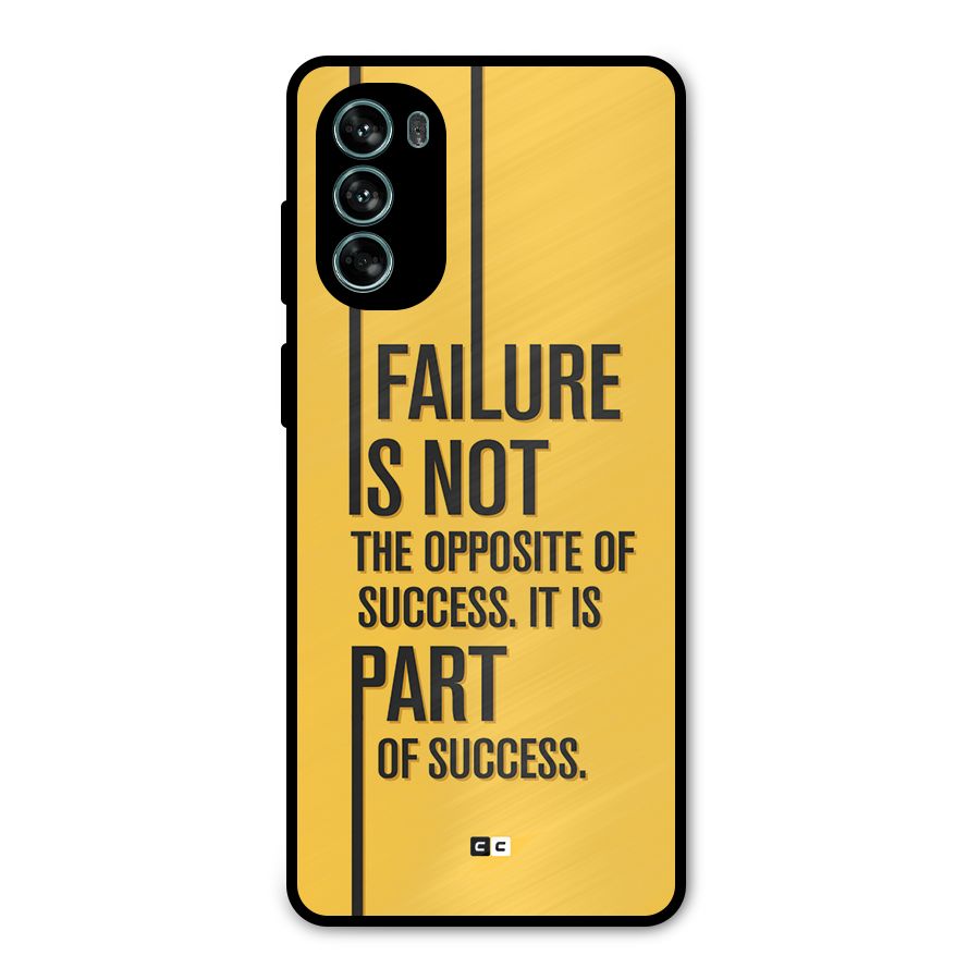 Part Of Success Metal Back Case for Moto G62