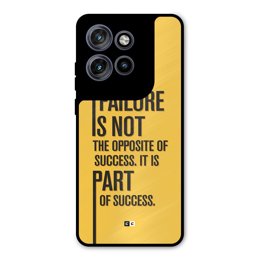 Part Of Success Metal Back Case for Motorola Edge 50 Neo