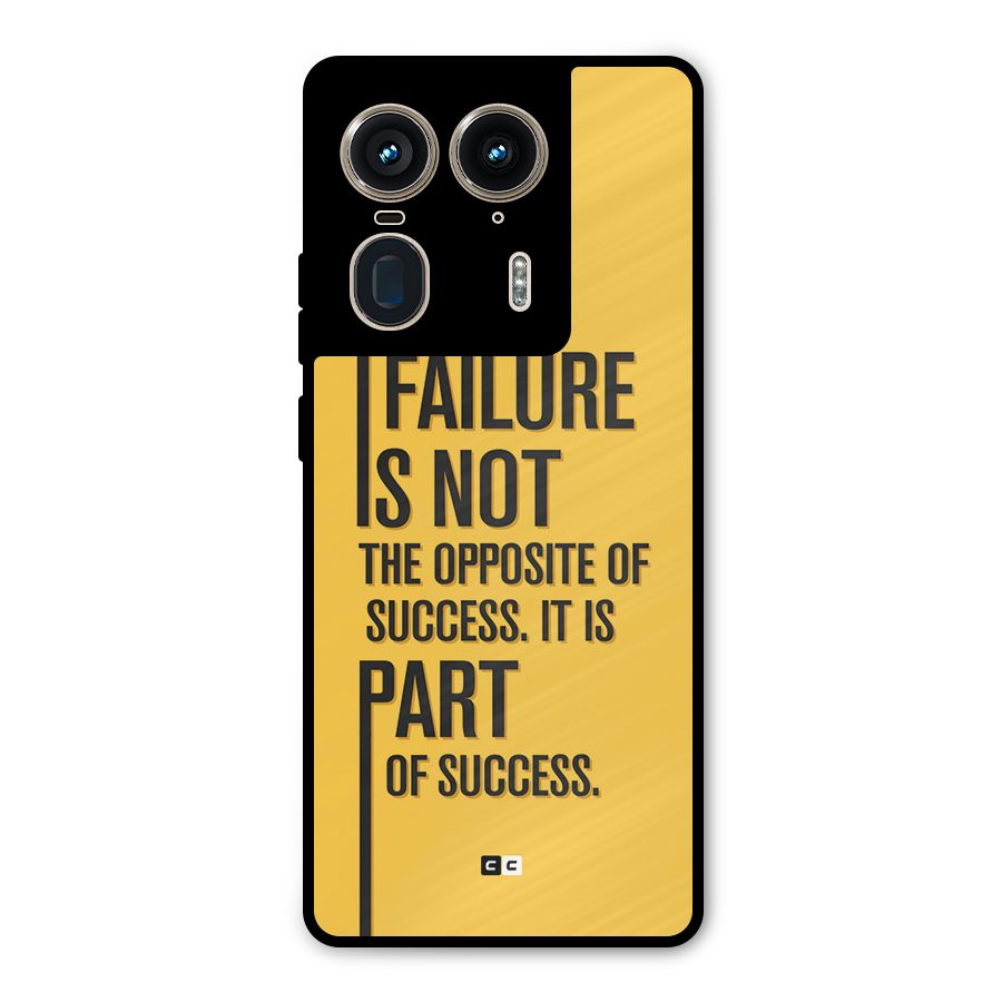Part Of Success Metal Back Case for Motorola Edge 50 Ultra