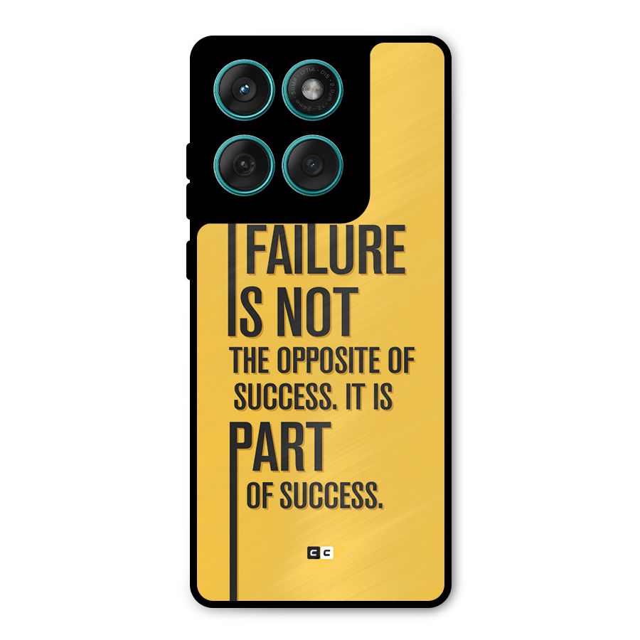 Part Of Success Metal Back Case for Motorola Edge 60 Fusion