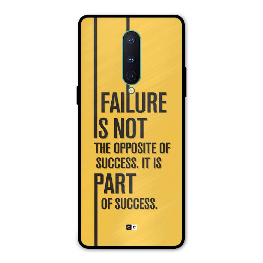 Part Of Success Metal Back Case for OnePlus 8