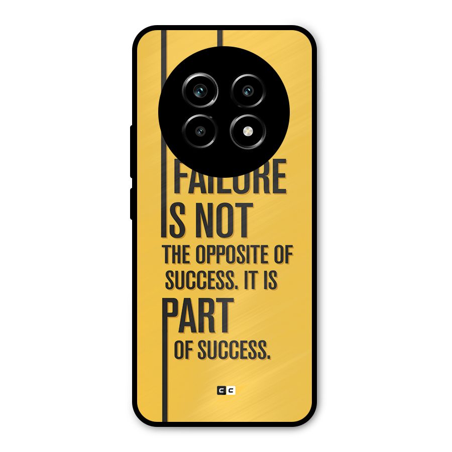 Part Of Success Metal Back Case for Realme 13 Pro