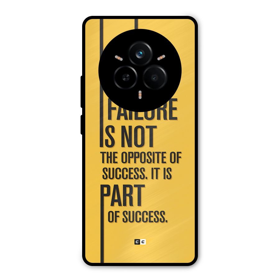 Part Of Success Metal Back Case for Realme 14 Pro