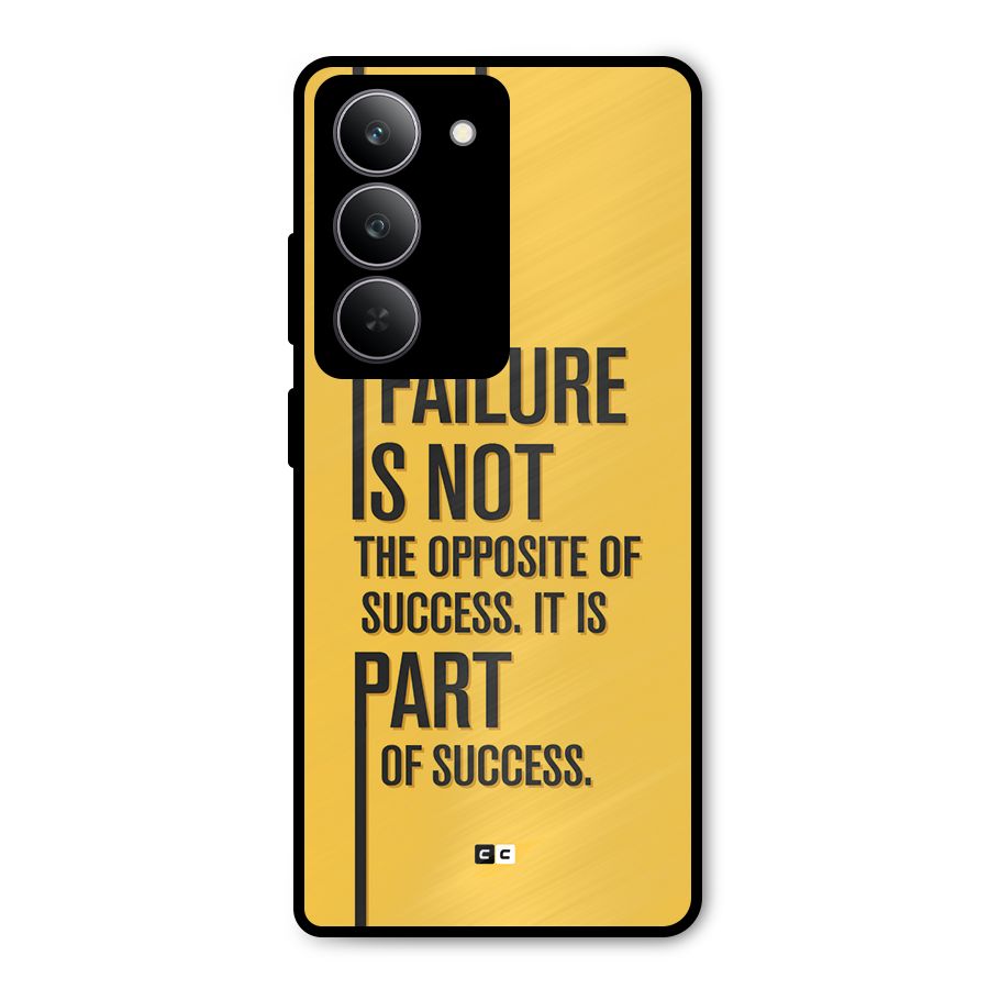 Part Of Success Metal Back Case for Realme 14x