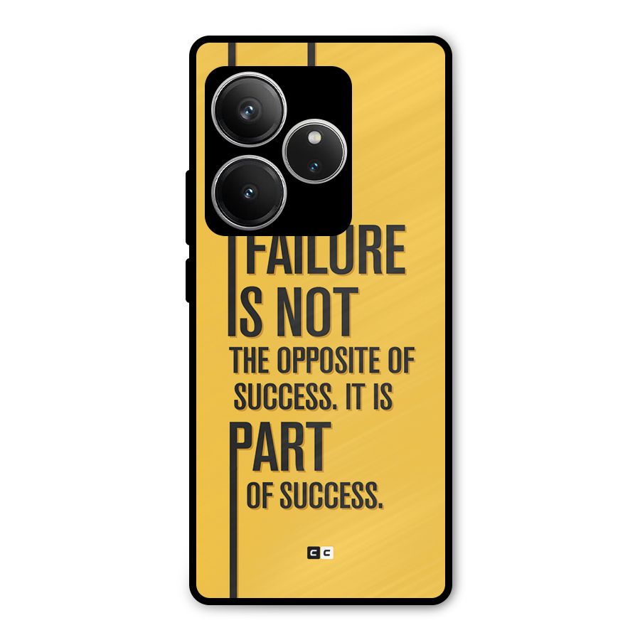 Part Of Success Metal Back Case for Realme GT 6