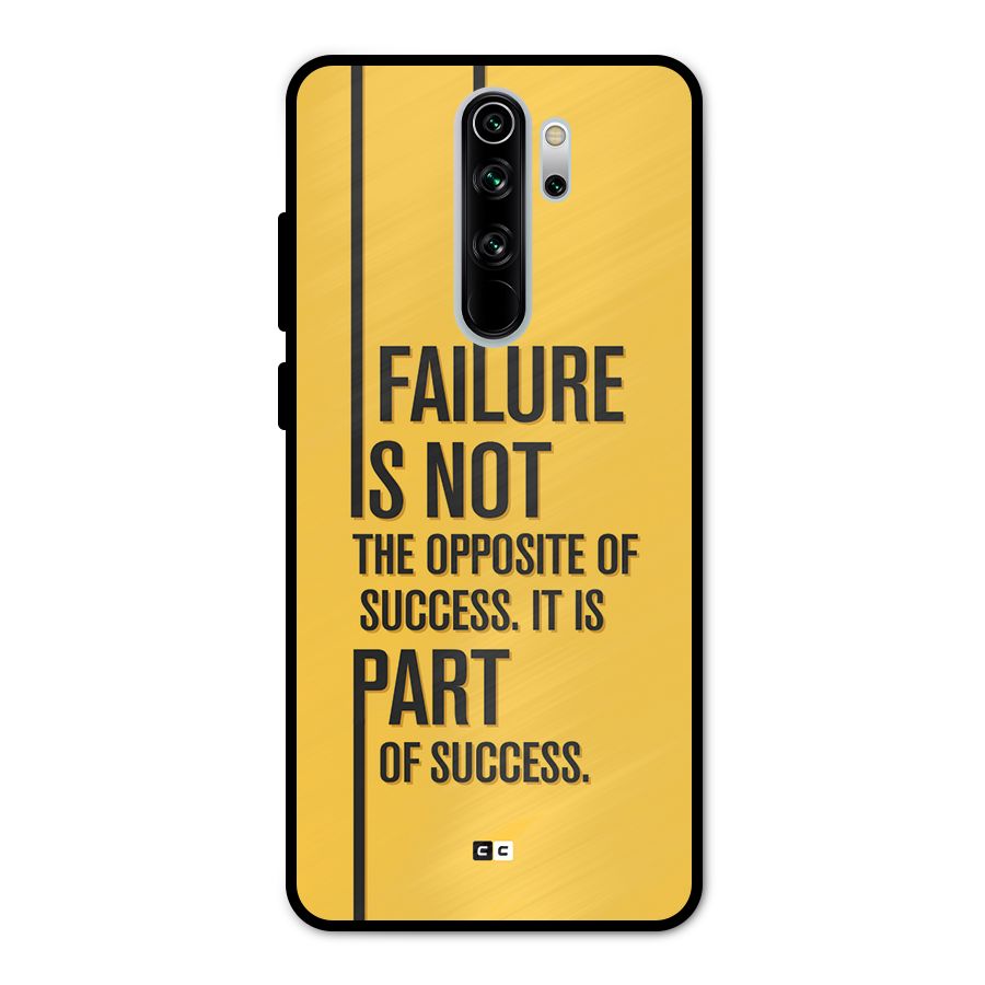 Part Of Success Metal Back Case for Redmi Note 8 Pro