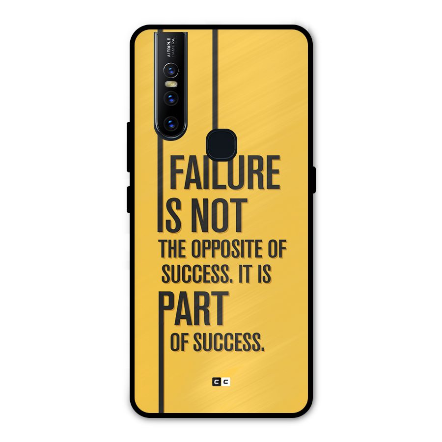 Part Of Success Metal Back Case for Vivo V15