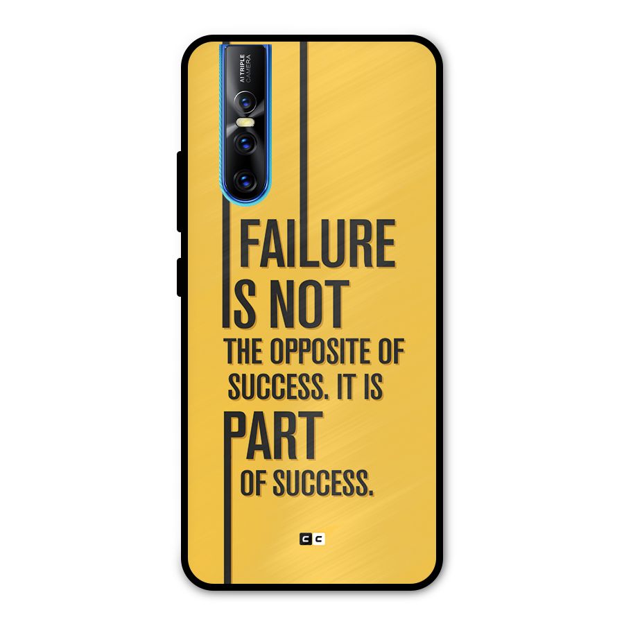Part Of Success Metal Back Case for Vivo V15 Pro