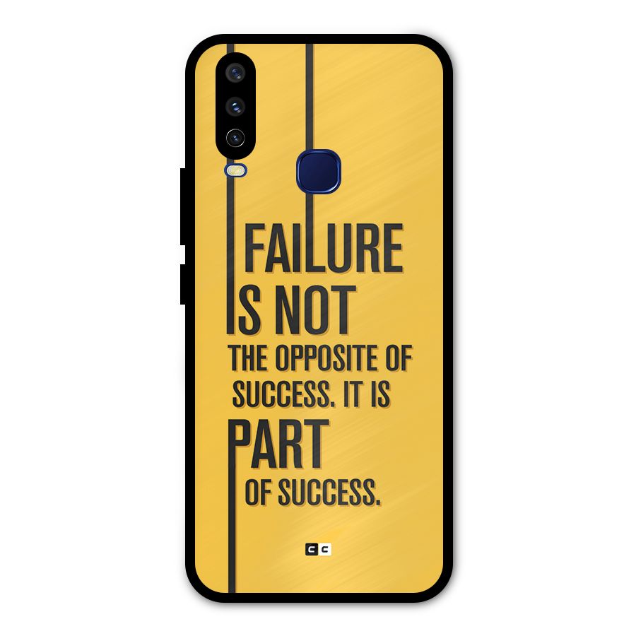 Part Of Success Metal Back Case for Vivo Y15