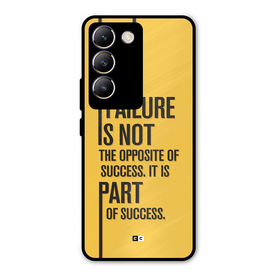 Part Of Success Metal Back Case for Vivo Y200e