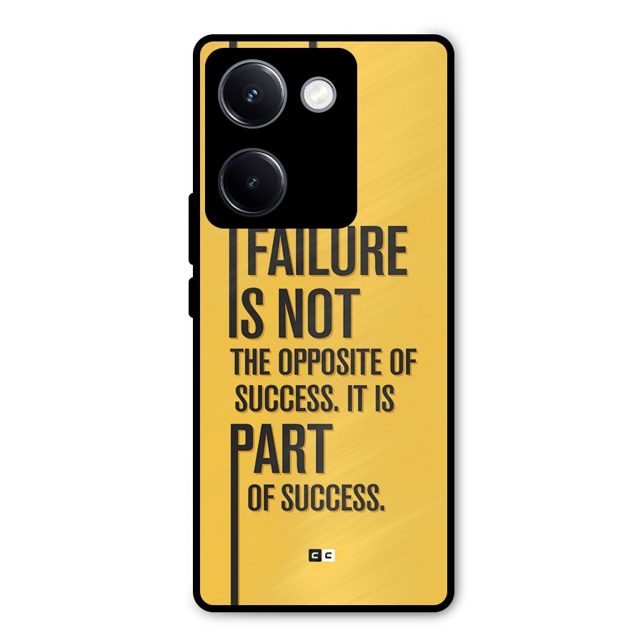 Part Of Success Metal Back Case for Vivo Y300 Plus
