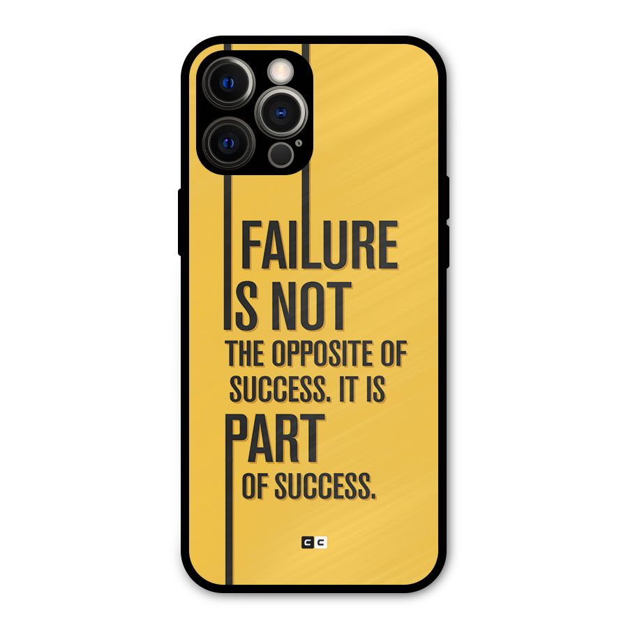 Part Of Success Metal Back Case for iPhone 12 Pro Max