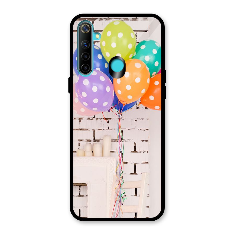 Party Balloons Glass Back Case for Realme Narzo 10