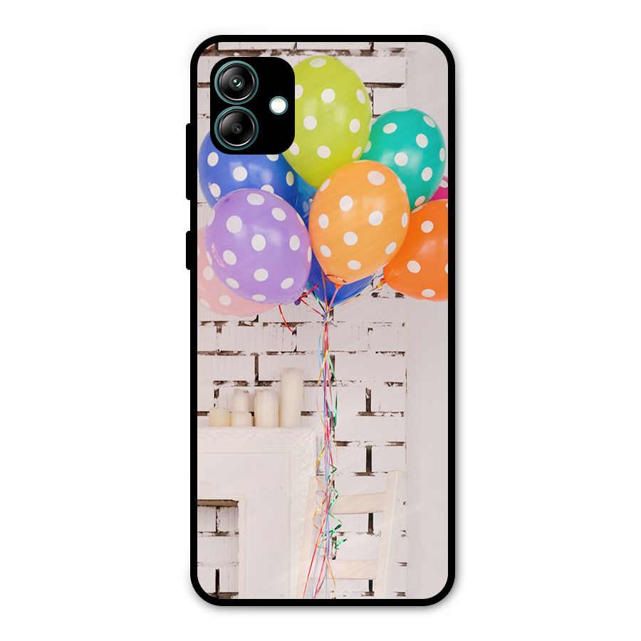 Party Balloons Metal Back Case for Galaxy A04