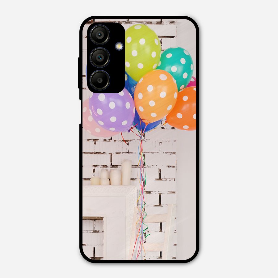 Party Balloons Metal Back Case for Galaxy A15 5G
